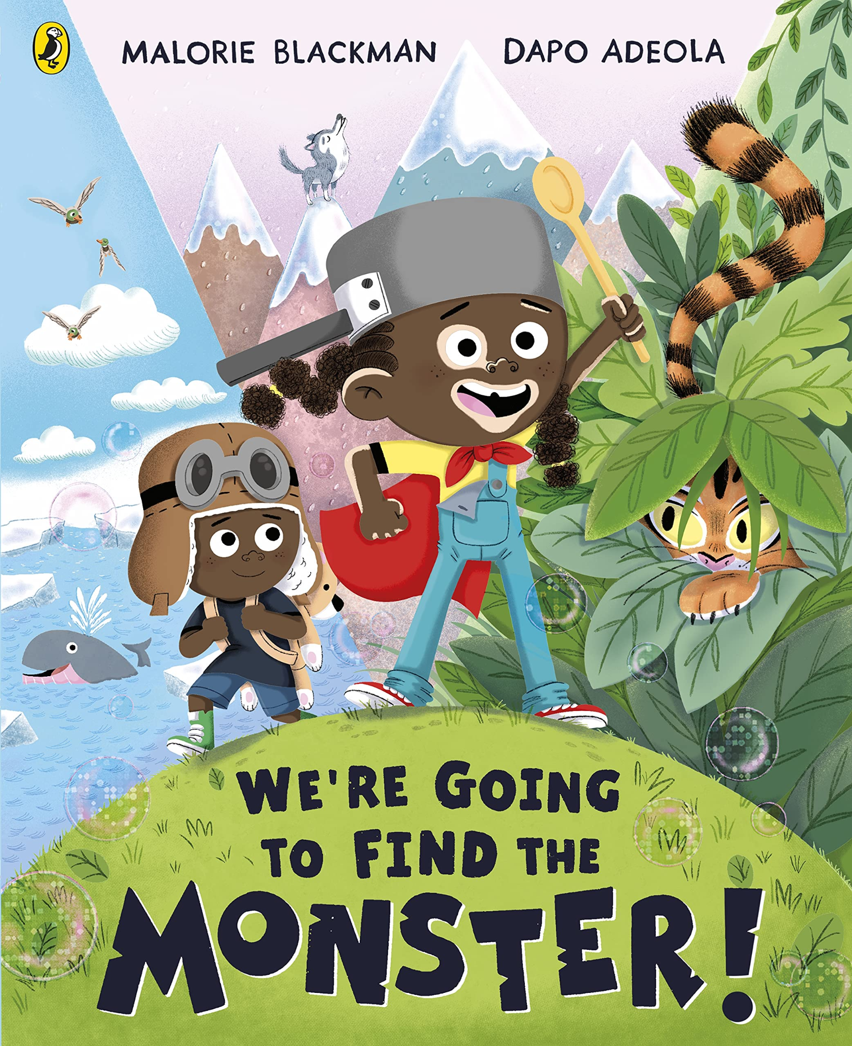 Cover of We're Going to Find the Monster! by Malorie Blackman and Dapo Adeola